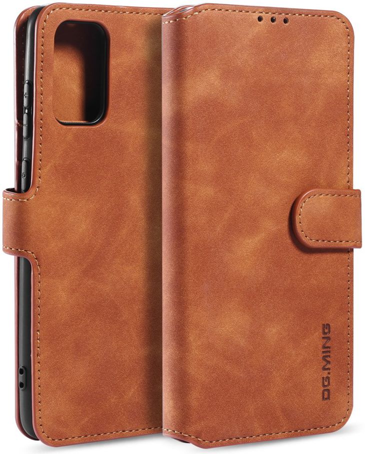 DG Ming Retro Portemonnee Samsung Galaxy S20 Ultra Hoesje Bruin afbeelding 3