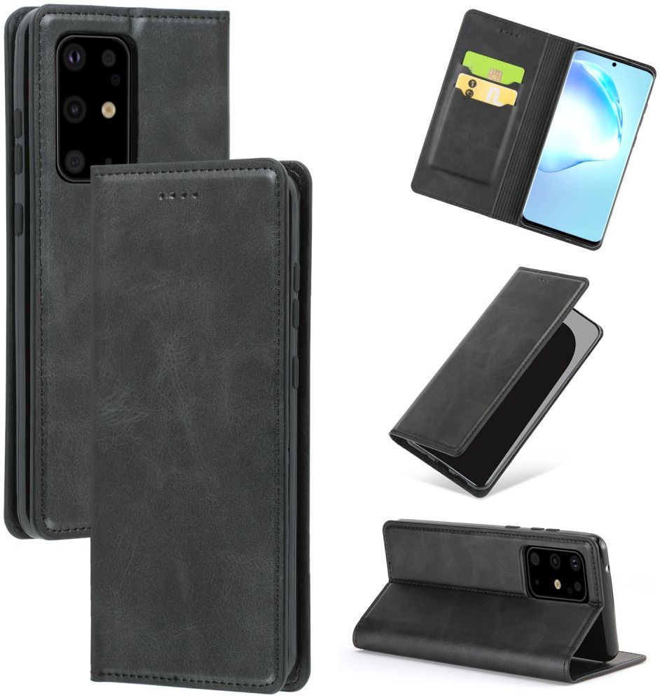 Samsung Galaxy S20 Ultra Hoesje Portemonnee Stand Kunstleer Zwart afbeelding 12