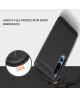 Xiaomi Mi 10 / Mi 10 Pro Hoesje Geborsteld en Flexibel TPU Zwart