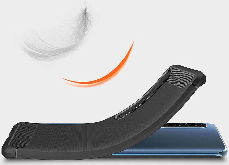Xiaomi Mi 10 / Mi 10 Pro Hoesje Geborsteld en Flexibel TPU Zwart afbeelding 5