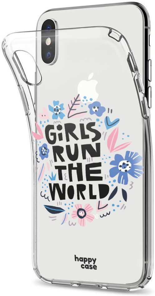 HappyCase Apple IPhone XS Hoesje Flexibel TPU Quote Print afbeelding 5