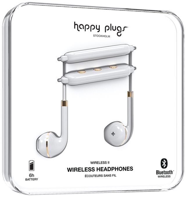Happy Plugs Wireless II Draadloze In-Ear Bluetooth Headset Wit afbeelding 6