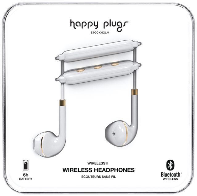 Happy Plugs Wireless II Draadloze In-Ear Bluetooth Headset Wit afbeelding 5