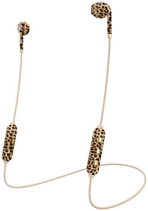 Happy Plugs Wireless II Draadloze In-Ear Bluetooth Headset Luipaard afbeelding 2