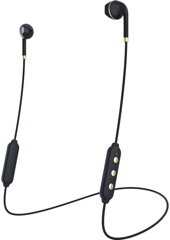 Happy Plugs Wireless II Draadloze In-Ear Bluetooth Headset Zwart/Goud afbeelding 2