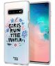 HappyCase Samsung Galaxy S10 Hoesje Flexibel TPU Quote Print