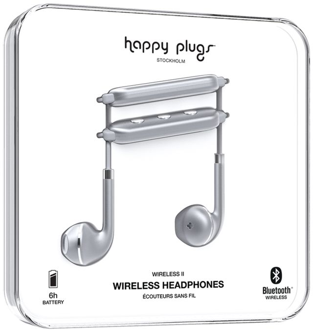 Happy Plugs Wireless II Draadloze In-Ear Bluetooth Headset Grijs afbeelding 6