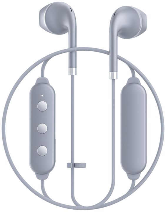 Happy Plugs Wireless II Draadloze In-Ear Bluetooth Headset Grijs afbeelding 1