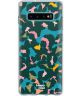 HappyCase Samsung Galaxy S10 Hoesje Flexibel TPU Summer Leopard Print
