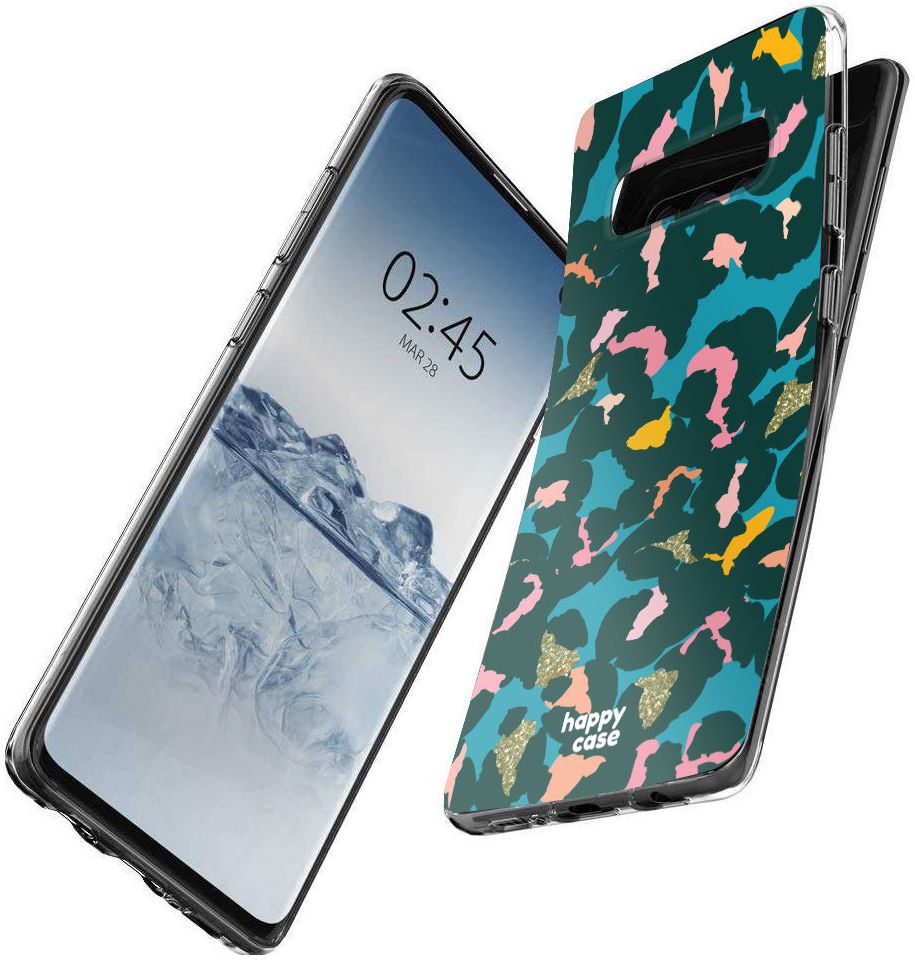 HappyCase Samsung Galaxy S10 Hoesje Flexibel TPU Summer Leopard Print afbeelding 4