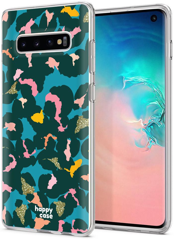 HappyCase Samsung Galaxy S10 Hoesje Flexibel TPU Summer Leopard Print afbeelding 5