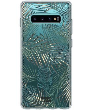 HappyCase Samsung Galaxy S10 Hoesje Flexibel TPU Jungle Print Hoesjes