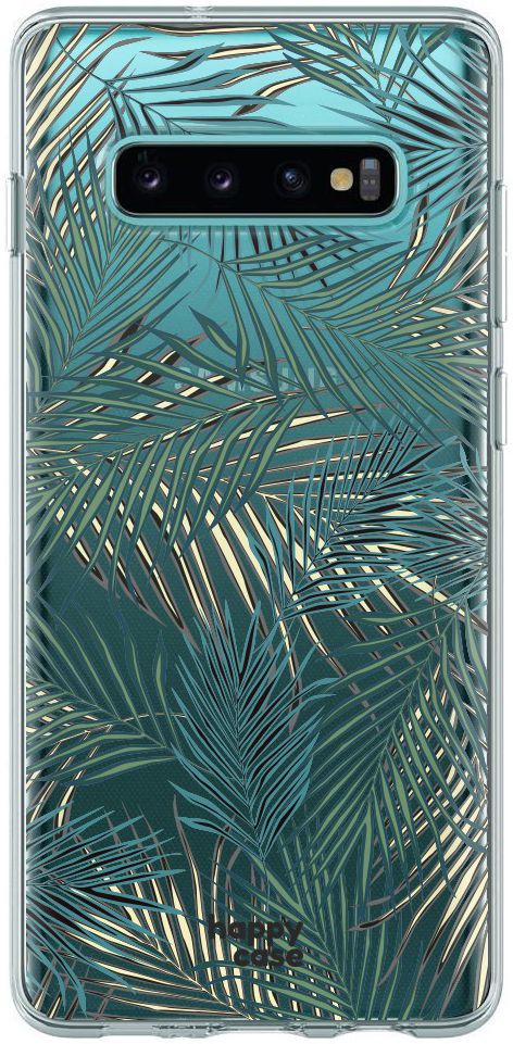 HappyCase Samsung Galaxy S10 Hoesje Flexibel TPU Jungle Print afbeelding 1