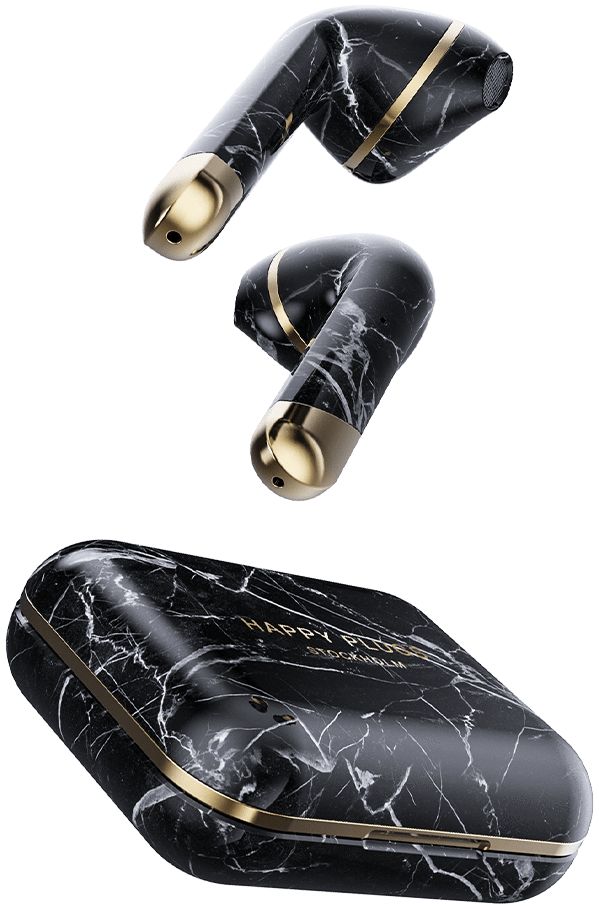 Happy Plugs Air 1 True Wireless Draadloze Oordopjes Zwart Marmer afbeelding 4