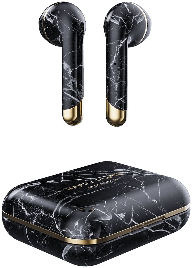 Happy Plugs Air 1 True Wireless Draadloze Oordopjes Zwart Marmer afbeelding 1