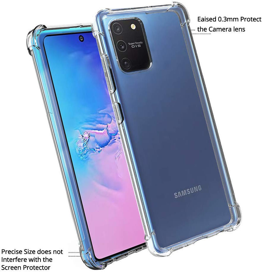 Samsung Galaxy S10 Lite Hoesje Schokbestendig Transparant afbeelding 5