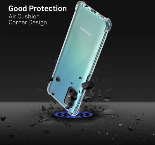 Samsung Galaxy A51 Hoesje Shock Proof Transparant afbeelding 4
