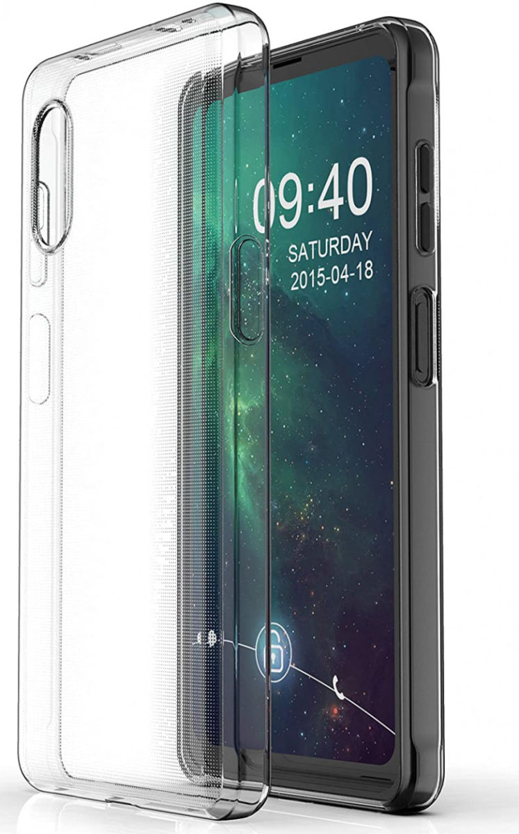 Samsung Galaxy Xcover Pro Hoesje Schokbestendig Transparant afbeelding 1