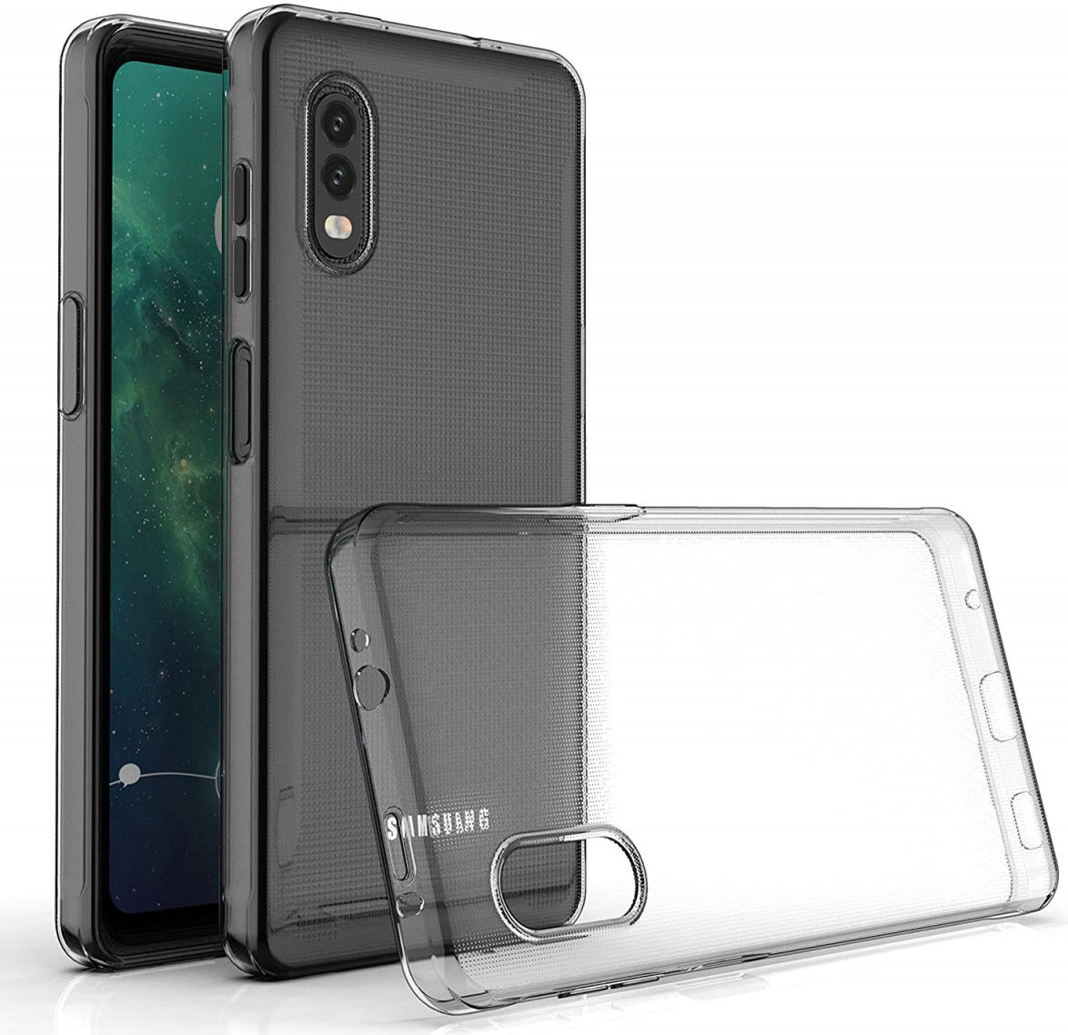 Samsung Galaxy Xcover Pro Hoesje Schokbestendig Transparant afbeelding 8