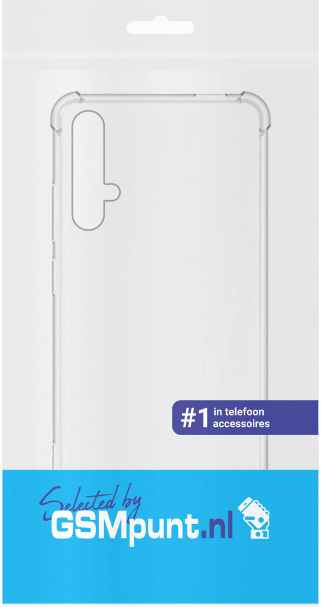 Huawei Nova 5T Hoesje Schokbestendig Transparant afbeelding 2