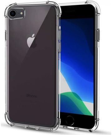 Apple iPhone 8 / Hoesje Schokbestendig en Dun TPU Transparant | GSMpunt.nl