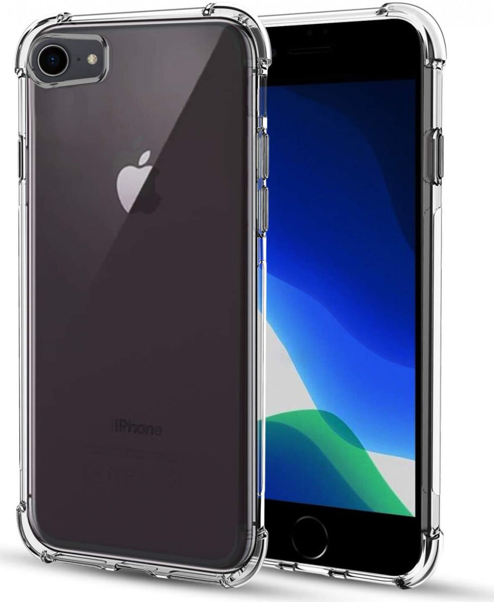 Anzai sirene Sympathiek Apple iPhone 8 / 7 Hoesje Schokbestendig en Dun TPU Transparant | GSMpunt.nl