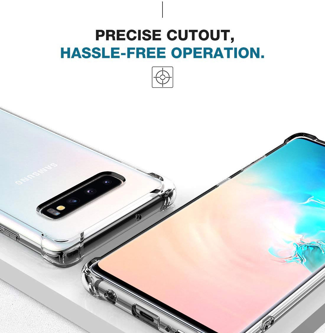 Samsung Galaxy S10E Hoesje Schokbestendig Transparant afbeelding 5