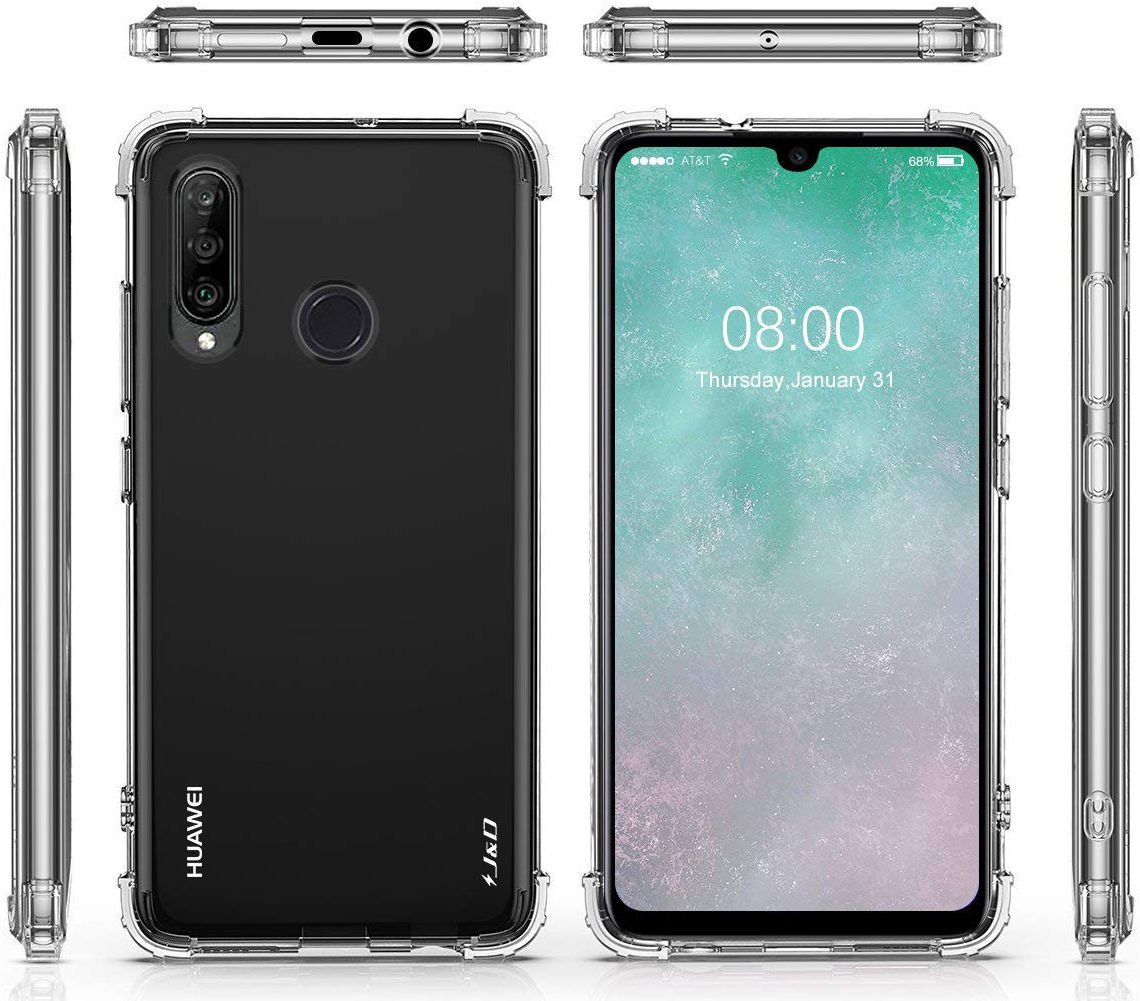 Huawei P30 Lite Schokbestendig Hoesje Transparant afbeelding 8