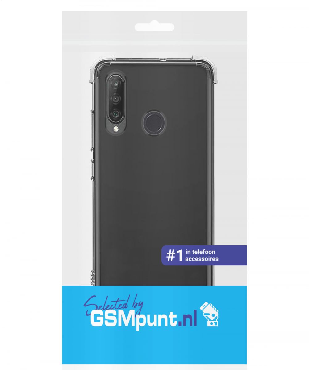 Huawei P30 Lite Schokbestendig Hoesje Transparant afbeelding 2