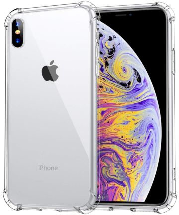 Apple iPhone XS Max Hoesje Schokbestendig Transparant Hoesjes