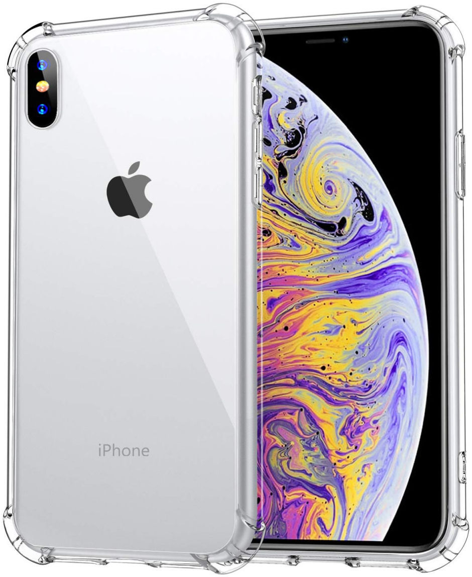 Apple iPhone XS Max Hoesje Schokbestendig Transparant afbeelding 1