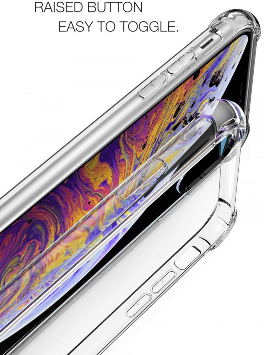 Apple iPhone XS Max Hoesje Schokbestendig Transparant afbeelding 7