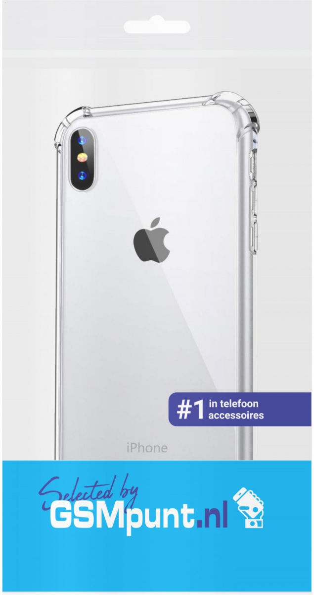 Apple iPhone XS Max Hoesje Schokbestendig Transparant afbeelding 2