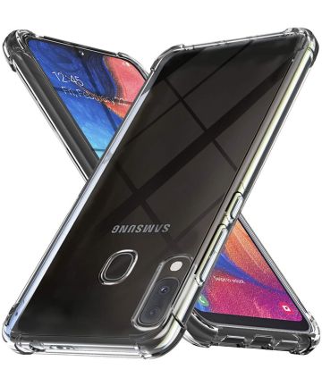 Samsung Galaxy A20E Hoesje Schokbestendig Transparant Hoesjes