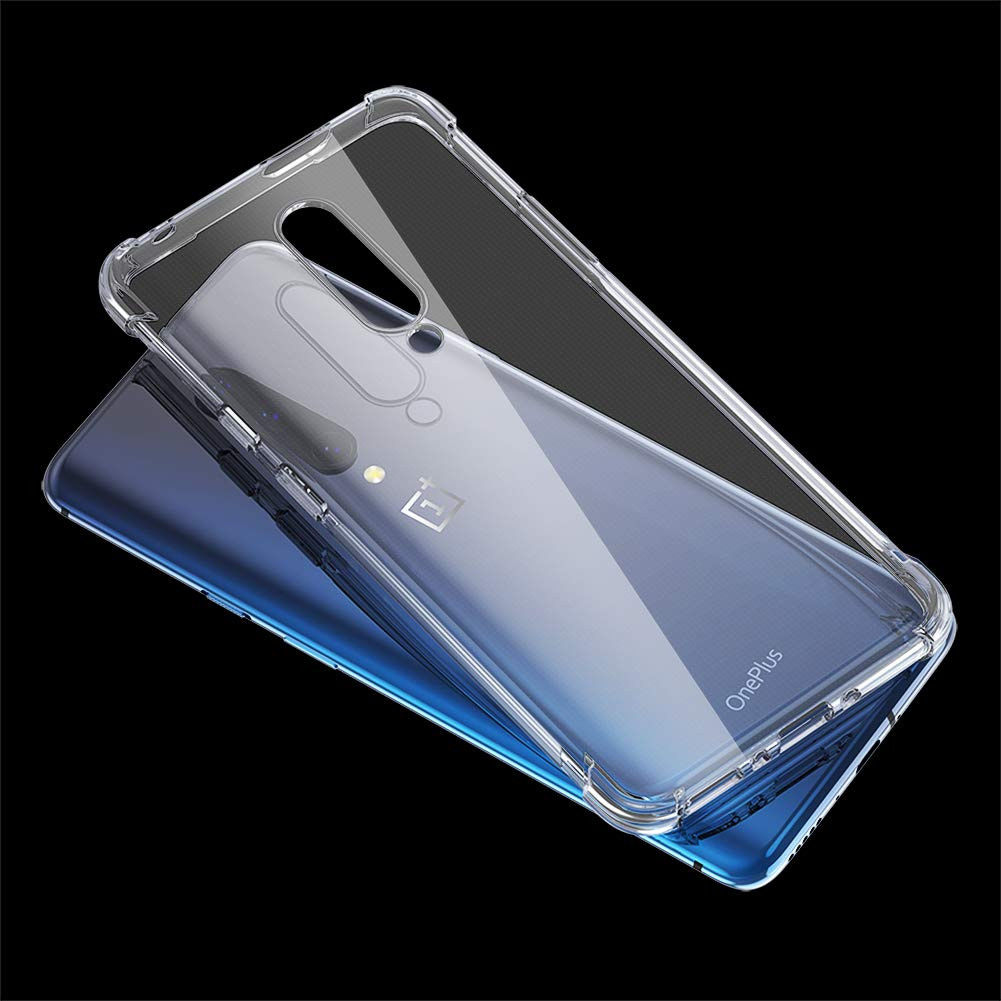 OnePlus 7T Pro Hoesje Schokbestendig Transparant afbeelding 4