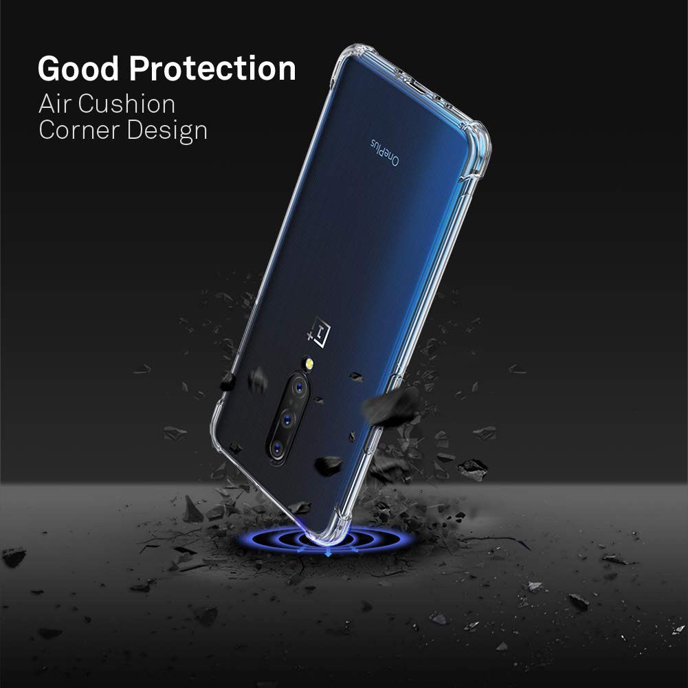 OnePlus 7T Pro Hoesje Schokbestendig Transparant afbeelding 6