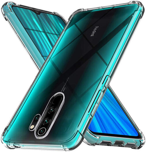 Xiaomi Redmi Note 8 Pro Hoesje Schokbestendig Transparant afbeelding 1