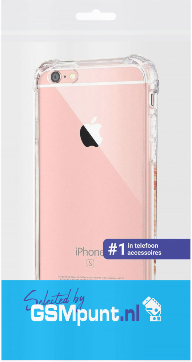 Apple iPhone 6 / 6S Hoesje Schokbestendig Transparant afbeelding 2