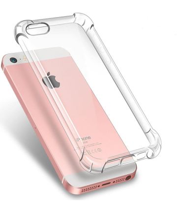 Apple iPhone 5/5s/SE Schokbestendig Hoesje Transparant Hoesjes