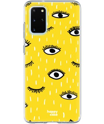 HappyCase Samsung Galaxy S20 Hoesje Flexibel TPU Happy Eyes Print Hoesjes
