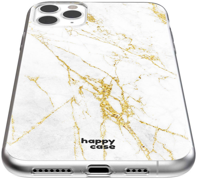 HappyCase iPhone 11 Pro Max Hoesje Flexibel TPU Wit Marmer Print afbeelding 7
