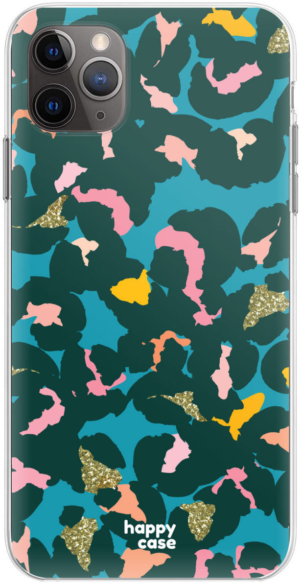 HappyCase iPhone 11 Pro Max Hoesje Flexibel TPU Summer Leopard Print afbeelding 4