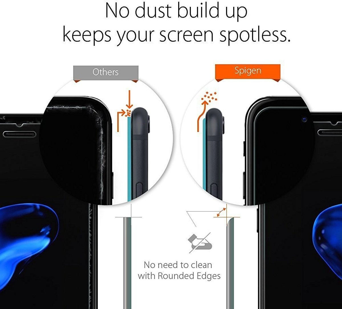 Spigen Glas.tR Slim Tempered Glass Apple iPhone 7 / 8 / SE (2-Pack) afbeelding 5