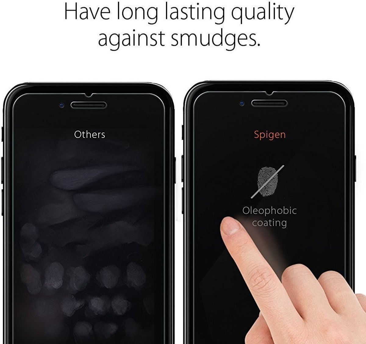Spigen Glas.tR Slim Tempered Glass Apple iPhone 7 / 8 / SE (2-Pack) afbeelding 6