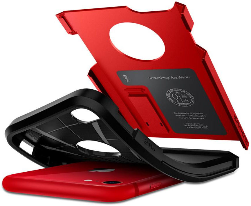 Spigen Tough Armor 2 Case Apple iPhone 7 / 8 Rood afbeelding 4