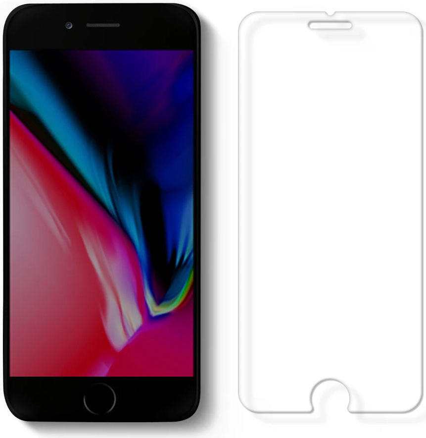 Spigen Ez Fit HD Tempered Glass iPhone 7 / 8 / SE (2-Pack) afbeelding 2