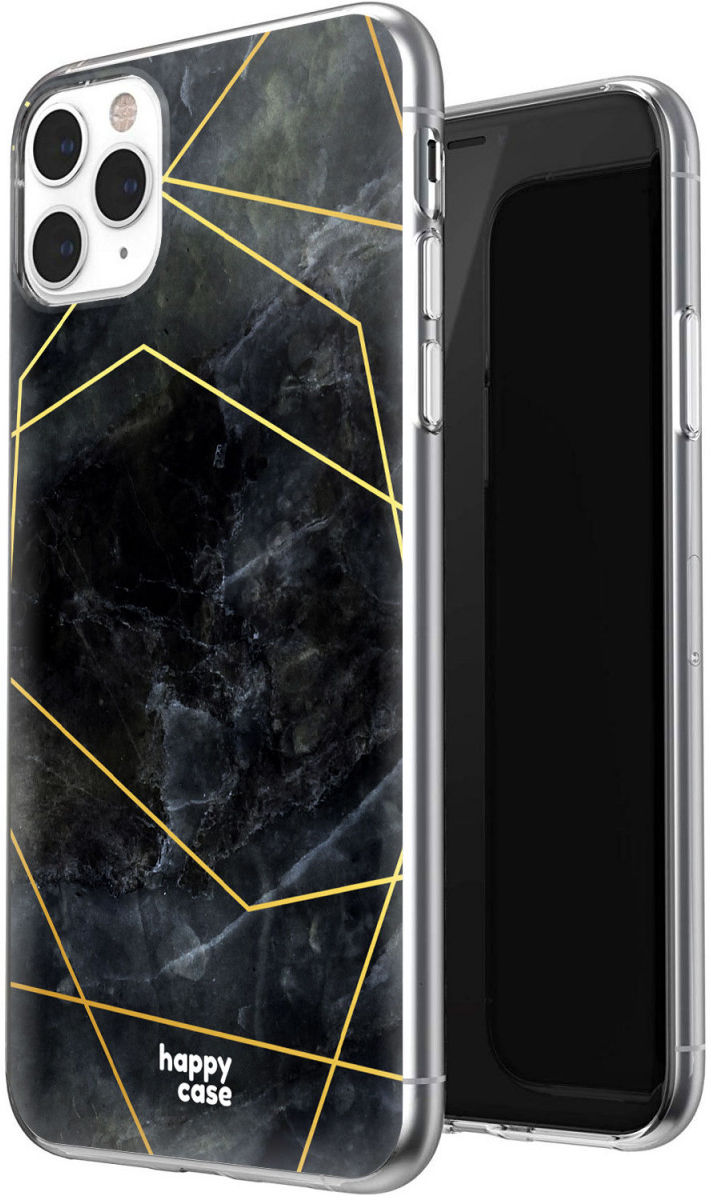 HappyCase Apple iPhone 11 Pro Max Hoesje Flexibel TPU Zwart Marmer afbeelding 2