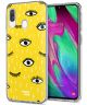 HappyCase Samsung Galaxy A40 Hoesje Flexibel TPU Happy Eyes Print
