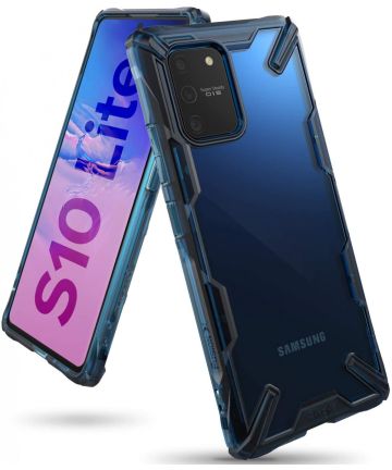 Ringke Fusion X Samsung Galaxy S10 Lite Hoesje Blauw Hoesjes