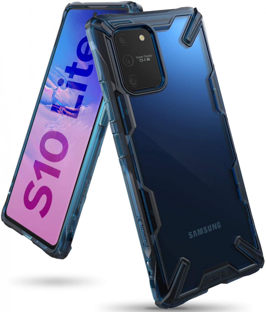 Ringke Fusion X Samsung Galaxy S10 Lite Hoesje Blauw afbeelding 1